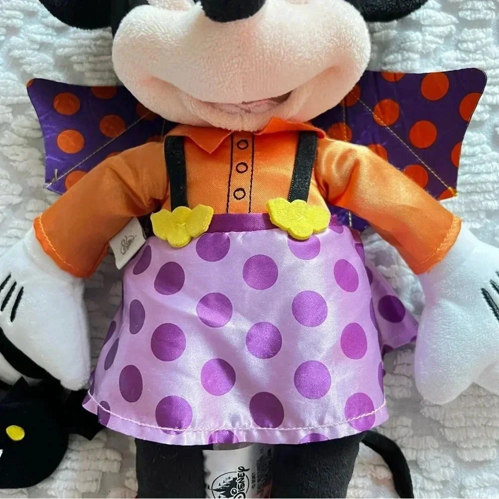 Disney Original Minnie Mouse Halloween Outfit Stuffed Animal Plush 15 inches